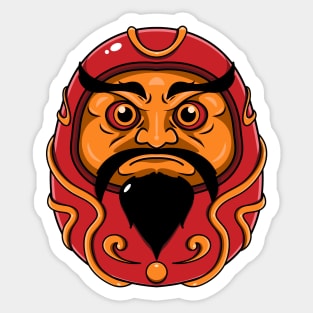 japanese daruma doll Sticker